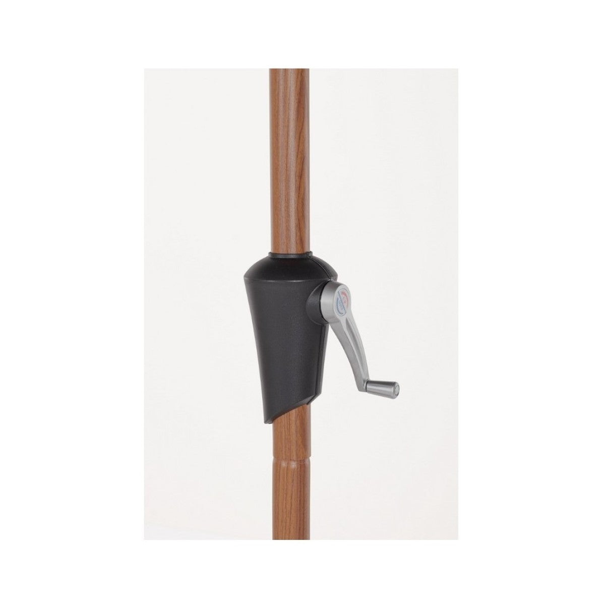 Bizzotto ombrellone Palinuro con snodo 3 m colore grigio