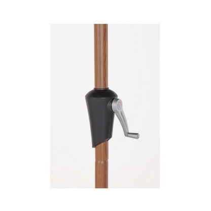 Bizzotto ombrellone Palinuro con snodo 3 m colore grigio