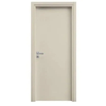 Porta battente modello A crema/rovere 80x210 cm MDF B02/03