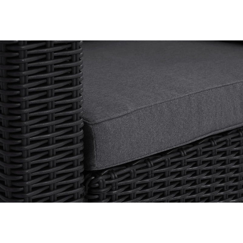 Divano Keter California 3 posti grafite cm 198x68x71,5 h