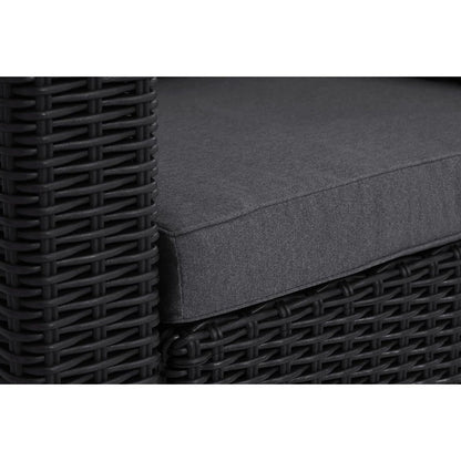 Divano Keter California 3 posti grafite cm 198x68x71,5 h