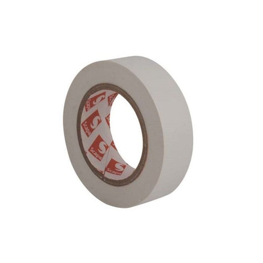 Nastro isolante pvc bianco 19 mm x 25 m