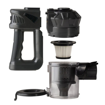 Aspirapolvere ciclonico senza fili ricaricabile 22,2V con spazzola LED e filtro HEPA
