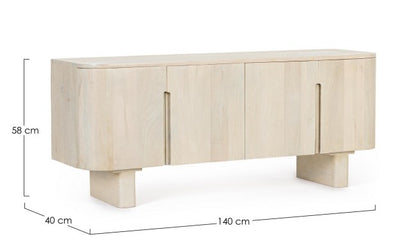 Mobile porta TV 140x40x58 in legno