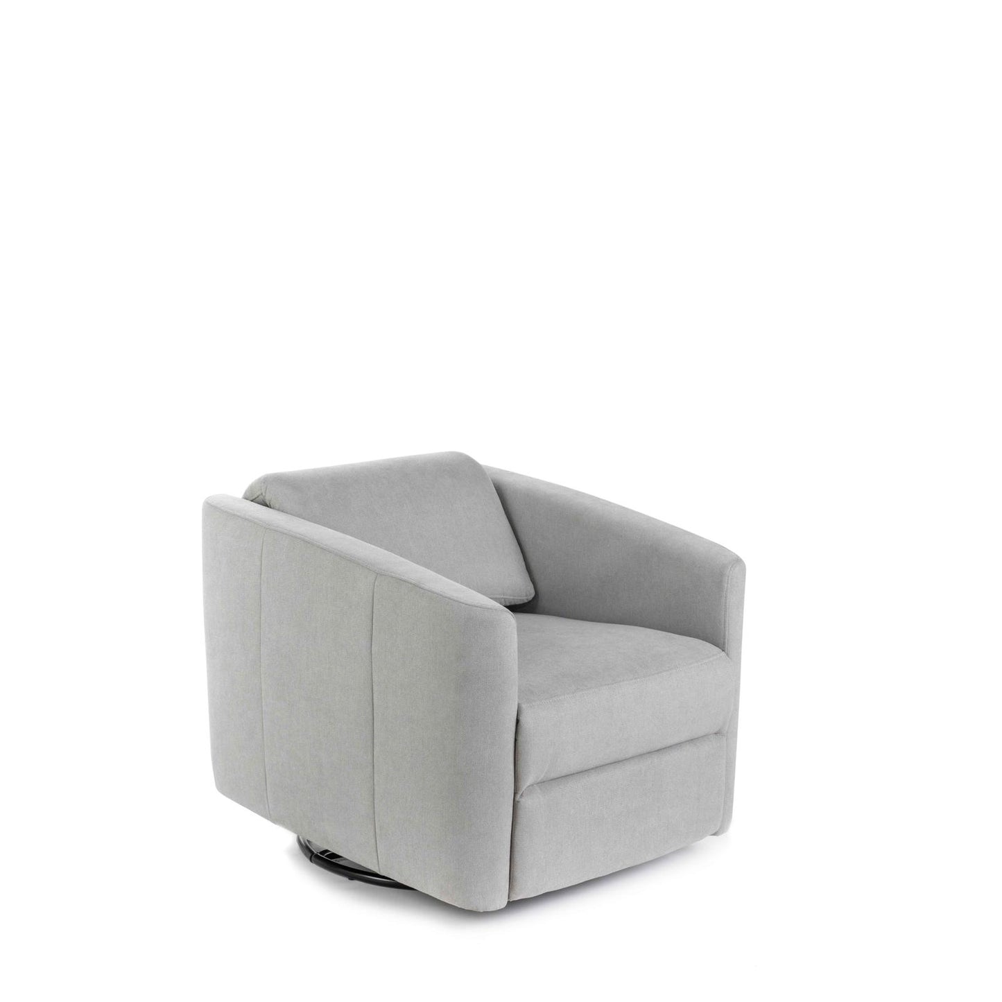 Poltrona reclinabile manuale grigio chiaro, 85-140 x 70 x H.69-96 cm