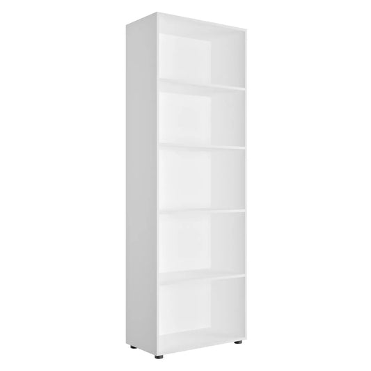 Libreria 5 ripiani bianco cm 68,8x35,3x200 h