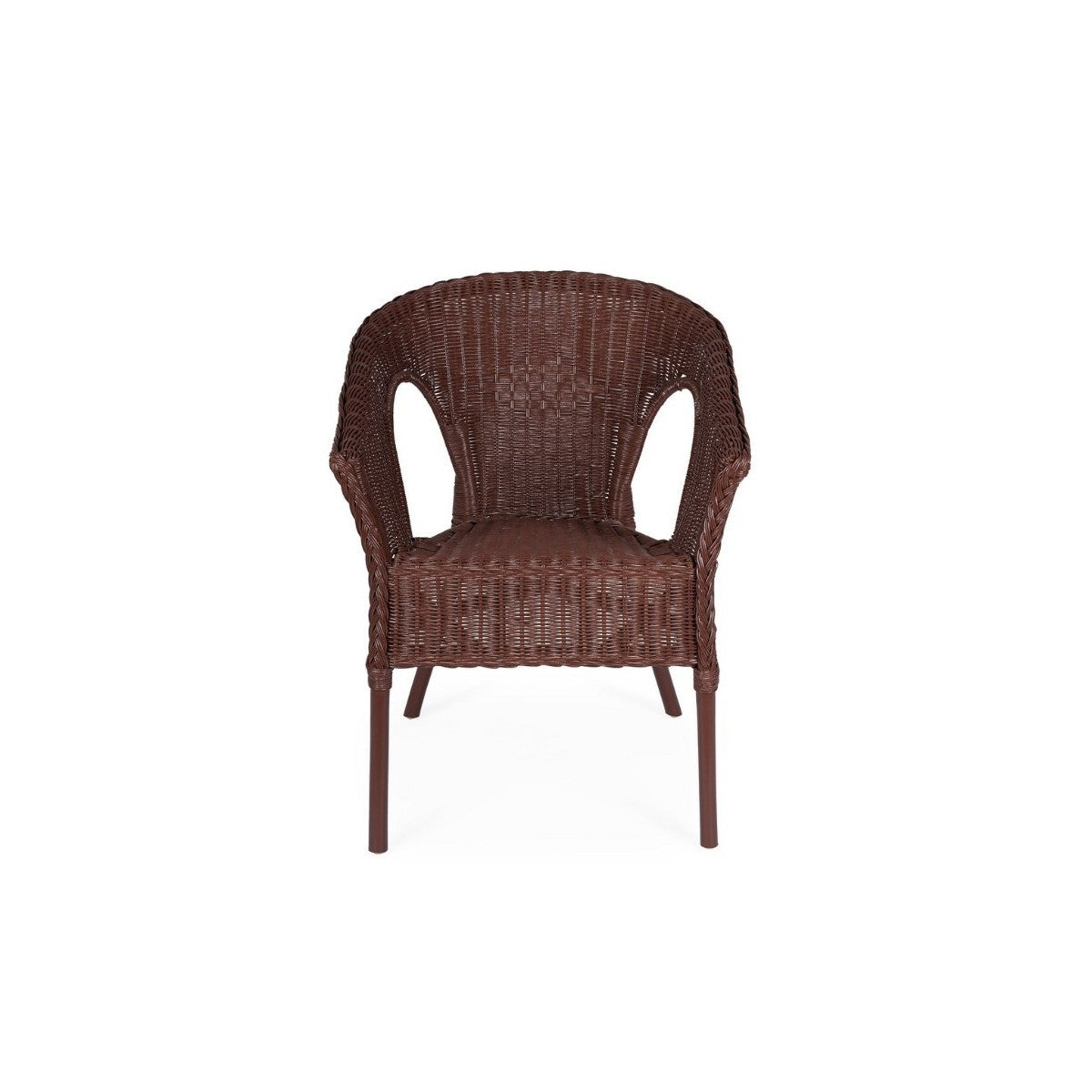 Bizzotto poltrona Ruby in rattan con intreccio in midollino cm 58 x 61 x 74h