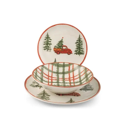 Servizio tavola Adventure 12 pezzi in stoneware Coupe
