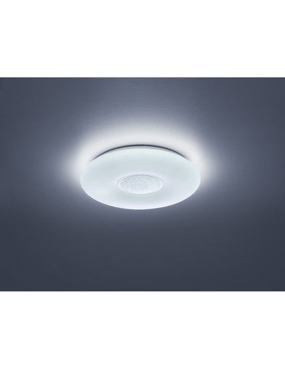 Plafoniera Moderna Led Dimmerabile Akina Ø41 cm Bianco Trio Lighting