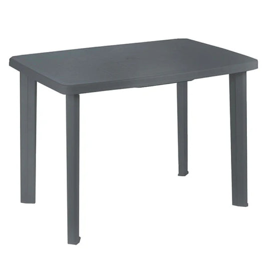 Tavolo Faretto antracite in resina cm 101x68x72h