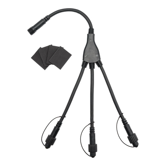 Connettore multiplo 3 uscite 15x3 cm