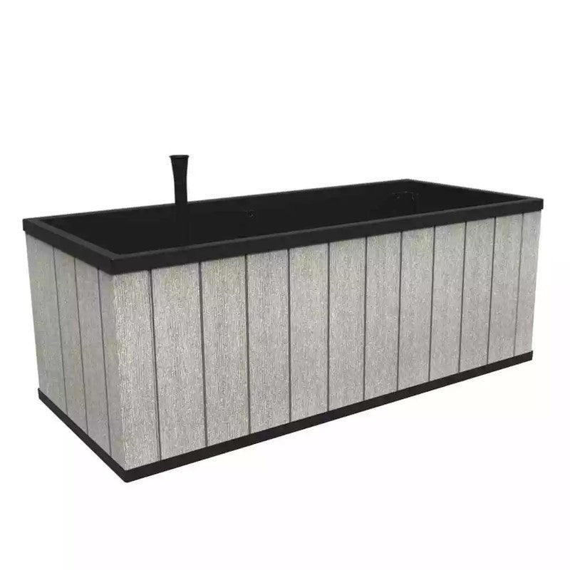 Fioriera Keter Sequoia grigia cm 131,4x58x50 h