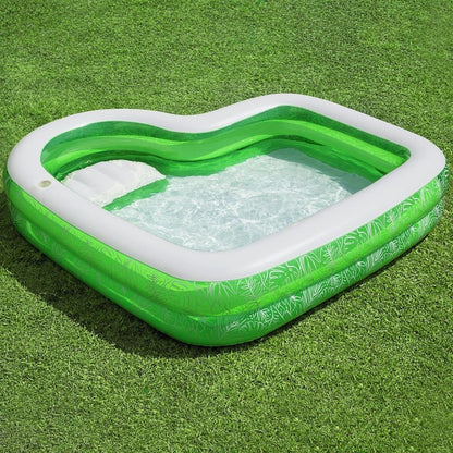 Piscina gonfiabile tropical paradise 231x231x51 cm bestway