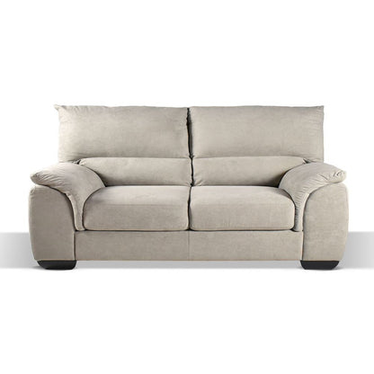 Divano 3 posti taupe 198x90x100 cm