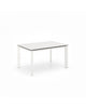 Tavolo Allungabile 140-220 x 90 cm - Ceramica Bianca