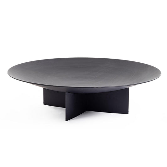 Bizzotto braciere Nebraska nero Ø73x24 h in acciaio verniciato nero