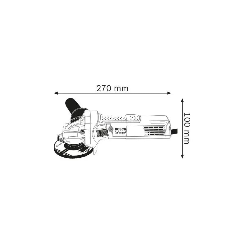 Set Bosch Professional smerigliatrici angolari GWS 22-230 J + 2x GWS 750