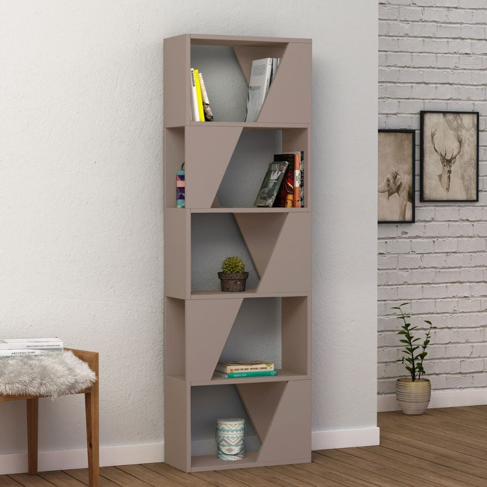 Libreria light 54x24x168 cm con 5 ripiani
