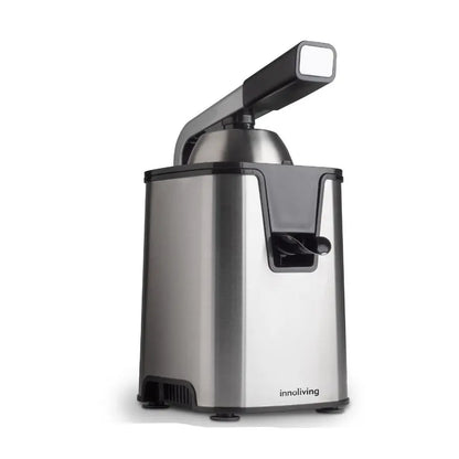 Spremiagrumi elettrico con leva 350W in acciaio inox con 2 coni e sistema antigoccia