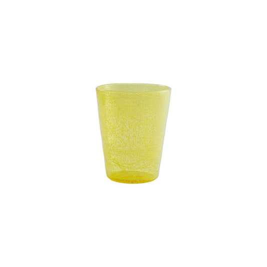 Bicchiere tumbler acqua yellow transparent Memento Synth in metacrilato 0,33L