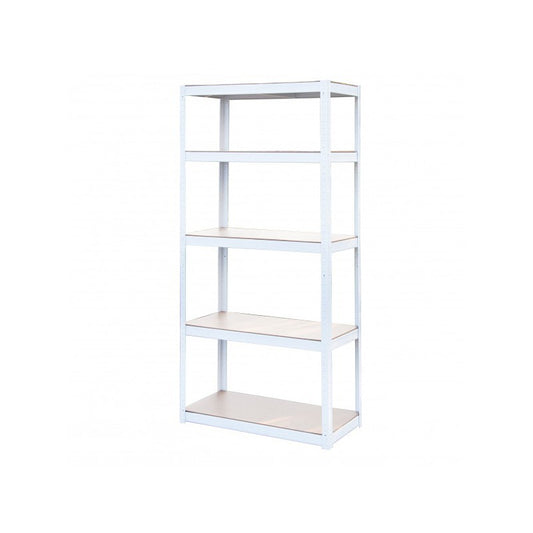 scaffale ijn mdf 5 ripiani cm 90x40x180h