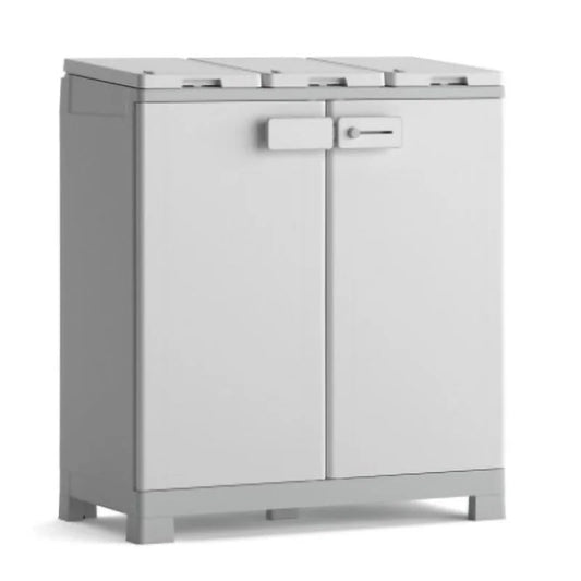 Armadio Keter Recyclo Premium porta rifiuti 110l cm 89x45x101,2 h