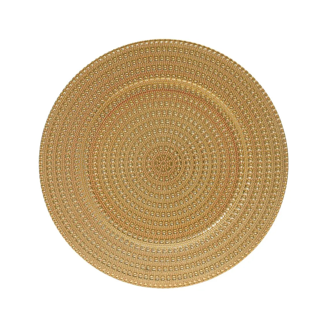 Sottopiatto decorativo oro laccato Ø33 cm