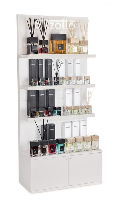 Espositore fragranze 100x46,5x200h in metallo