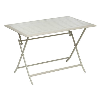 Tavolo da giardino pieghevole Azua argilla 4 posti 135 x 90 x 75 cm