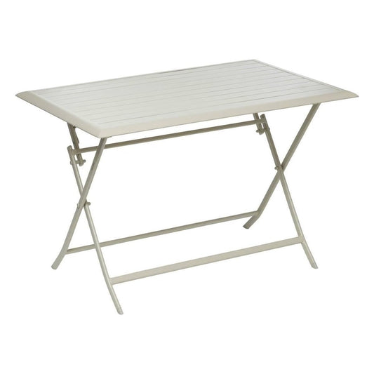 Tavolo da giardino pieghevole Azua argilla 4 posti 135 x 90 x 75 cm