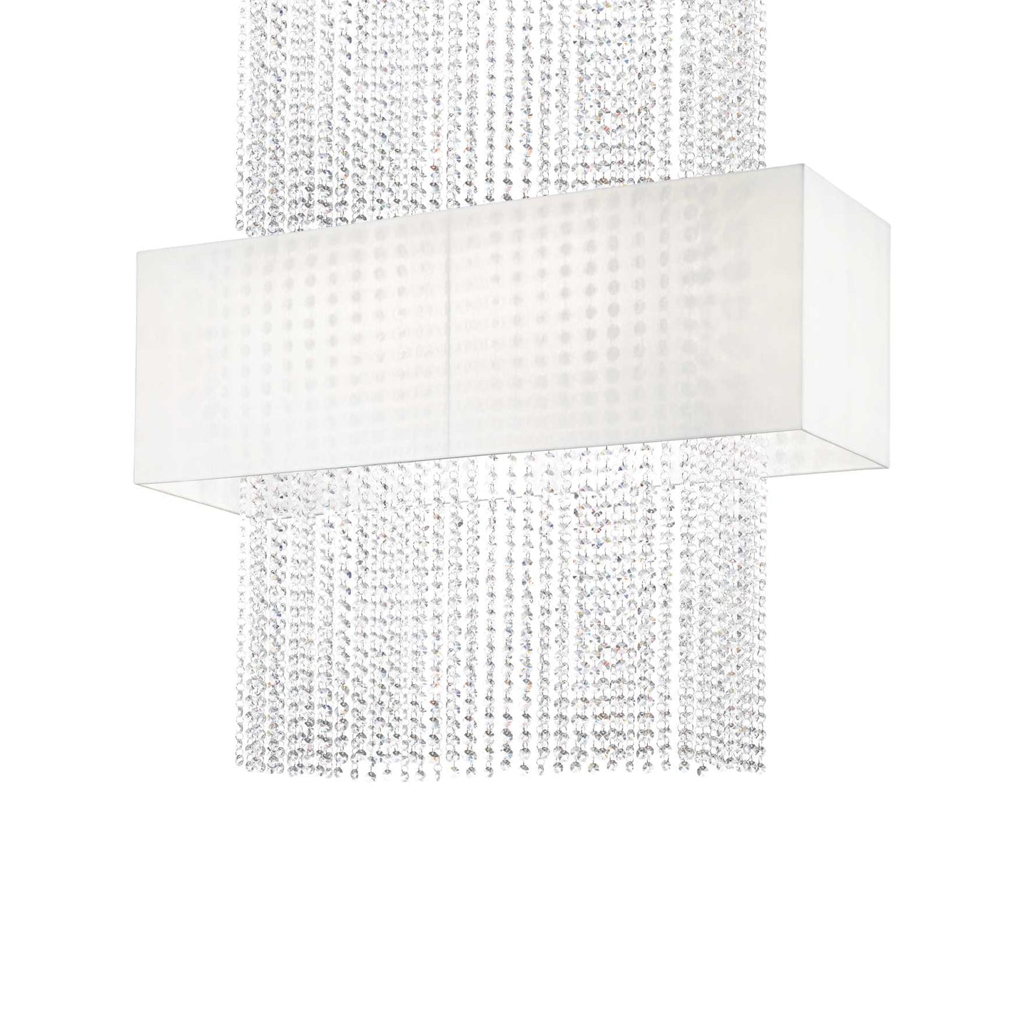 Lampada a sospensione bianco L 900 x H min 550 - max 1060 x P 300 mm