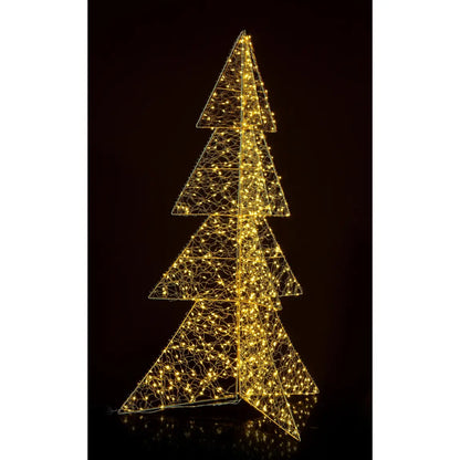 Pino di Natale Hoover oro Ø38 × H120 cm con 720 MicroLED Classic