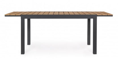 Tavolo allungabile in alluminio Elias 140-200x90 cm