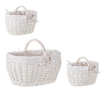 2x Cesta Alesha 26x20x15/21h e 46x32x24/33h