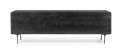 Mobile porta TV 160x40x50 in legno nero