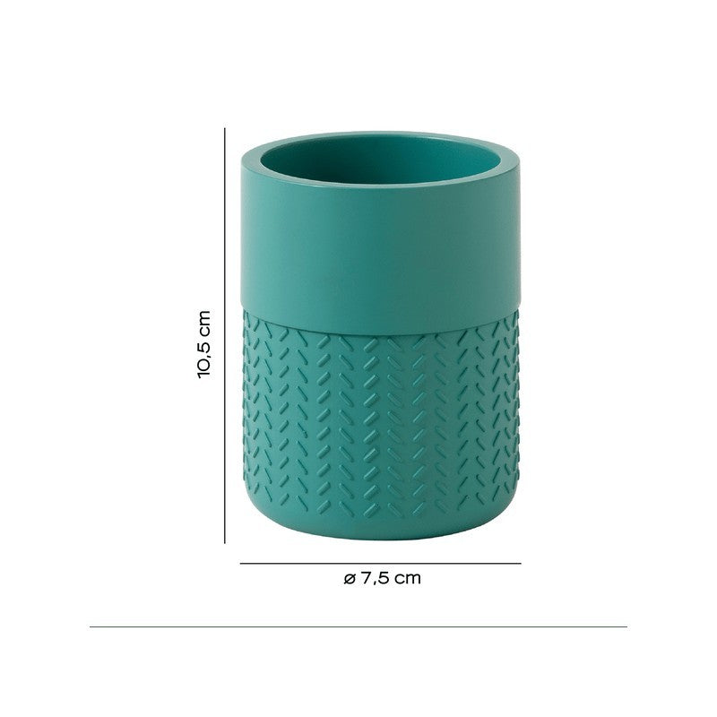 Thea portaspazzolini naturale/verde