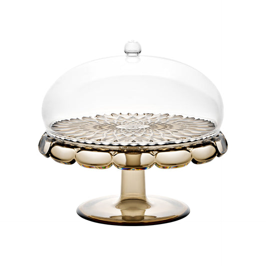Alzata con campana Vanity colore fumo D.30xh27,7 cm