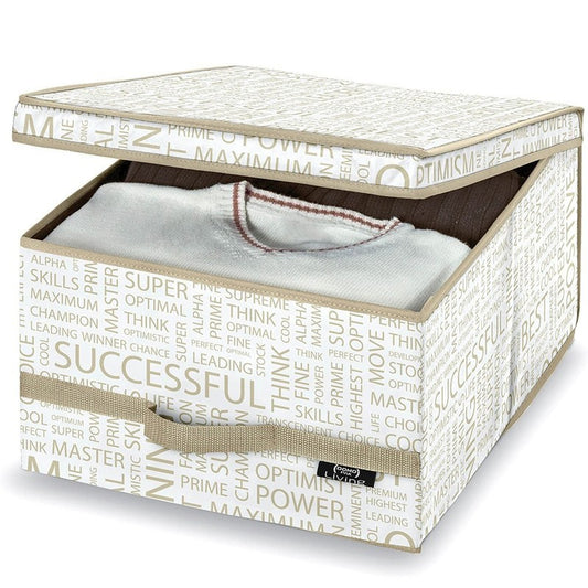 Scatola guardaroba L 38x50x24 cm Domopak Living Urban Gold