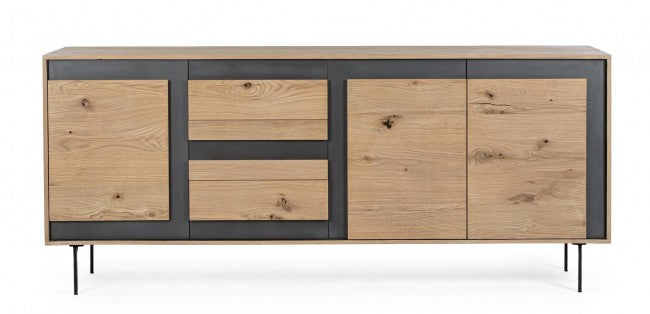 Credenza in legno 200x45x85