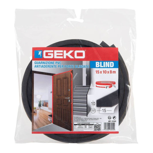 Guarnizione adesiva isolamento porte blindate 17 mm x 8 m antracite