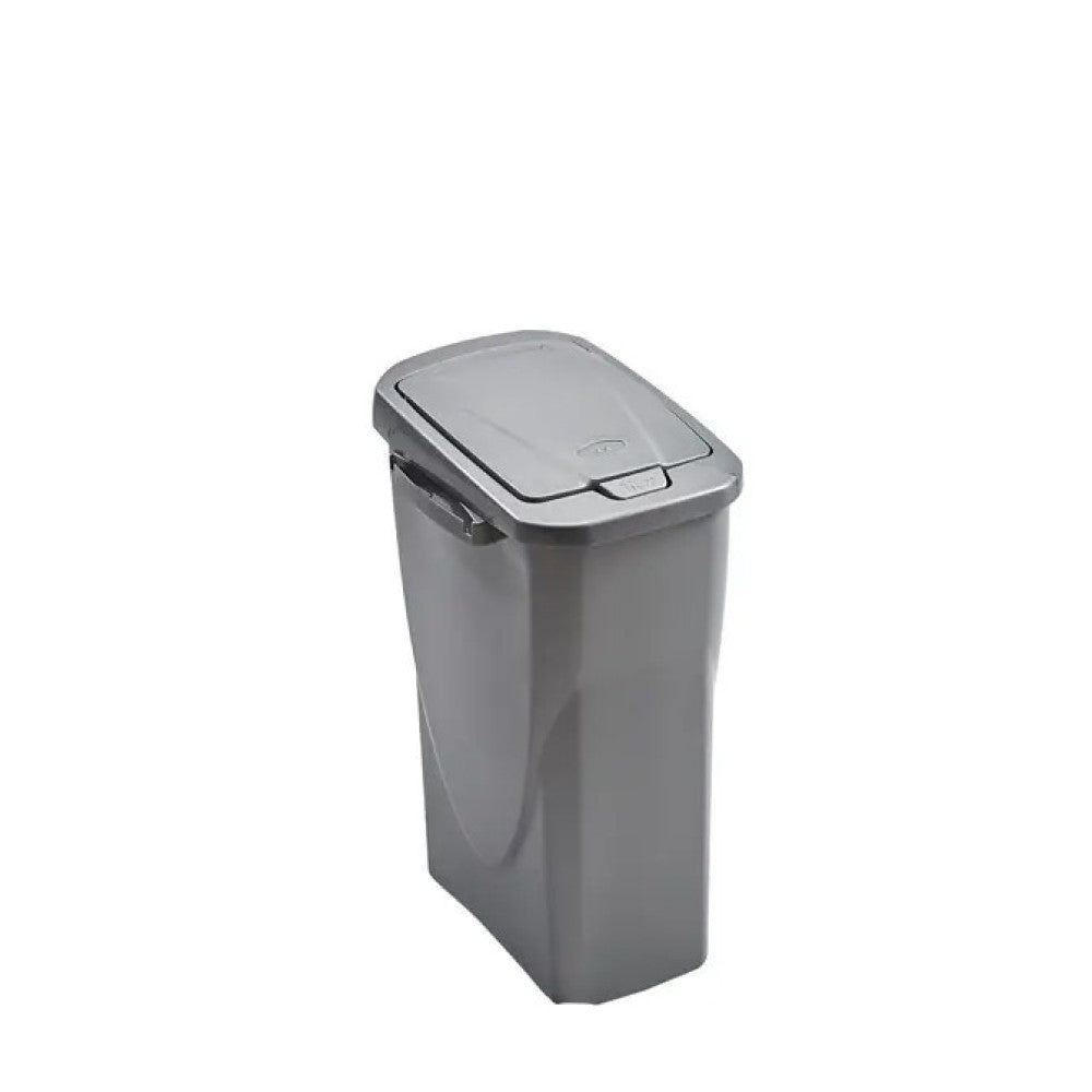 Pattumiera per la raccolta differenziata con coperchio arancione L25 cm 24,3 x 36,5 x 51,5