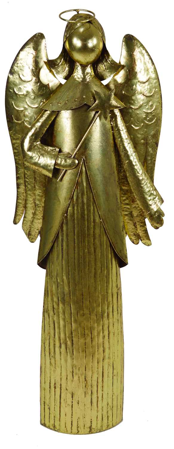 Angelo grande oro con stella nai-2228 cm. 55 x 21 h 147