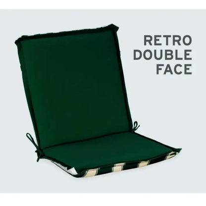 Cuscino a righe per poltrona bassa cm 92x46