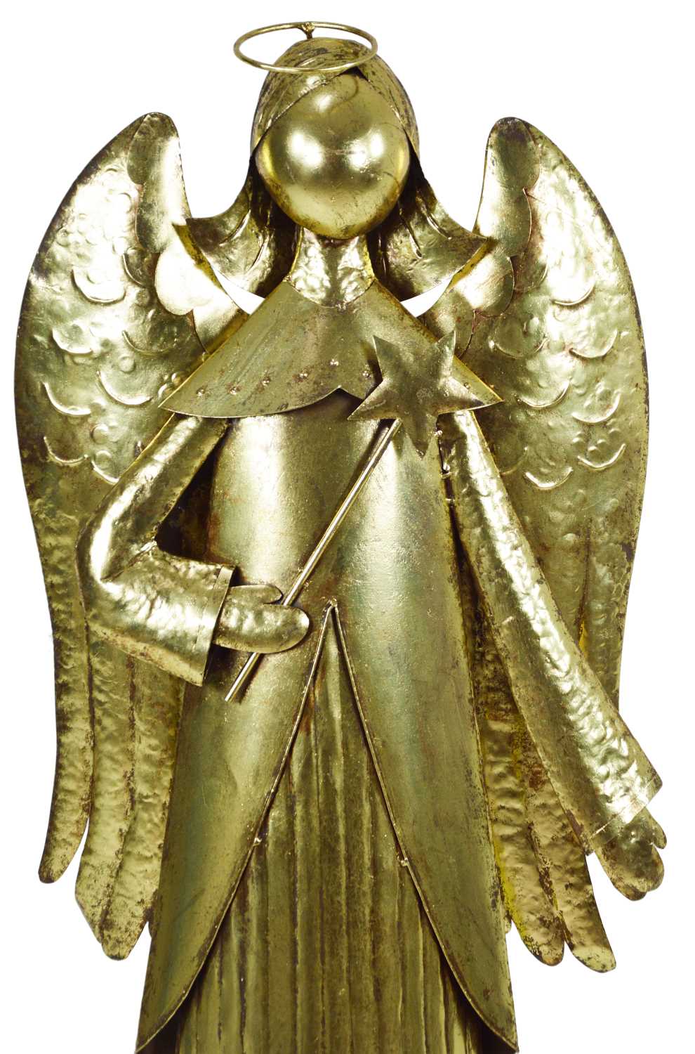 Angelo grande oro con stella nai-2228 cm. 55 x 21 h 147