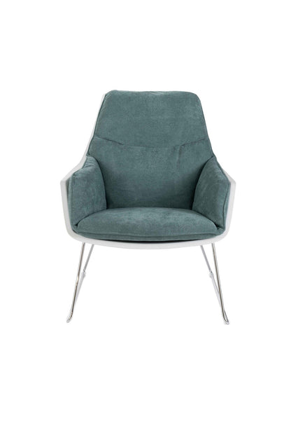 Poltrona in polipropilene acquamarina 85 cm x 74 cm H. 86 cm