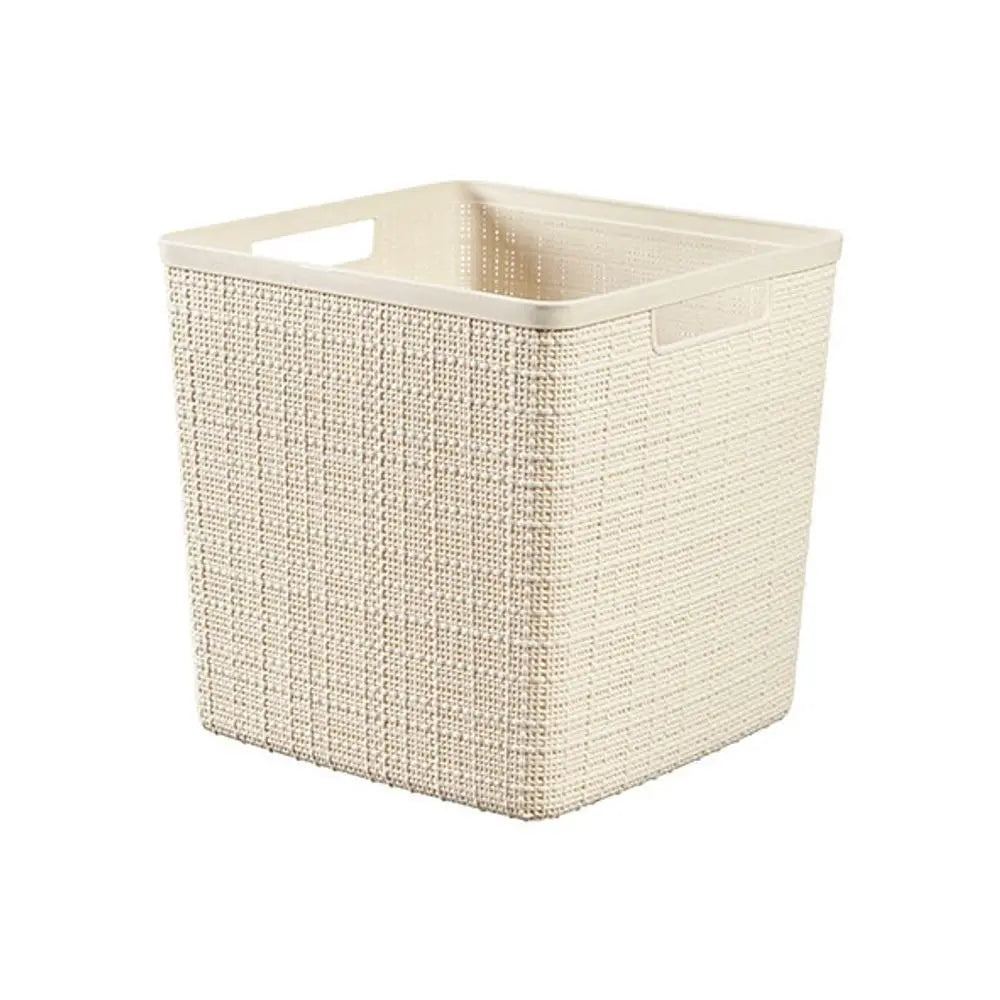 Cesto Keter Jute Cube bianco 5l cm 28x28x27 h