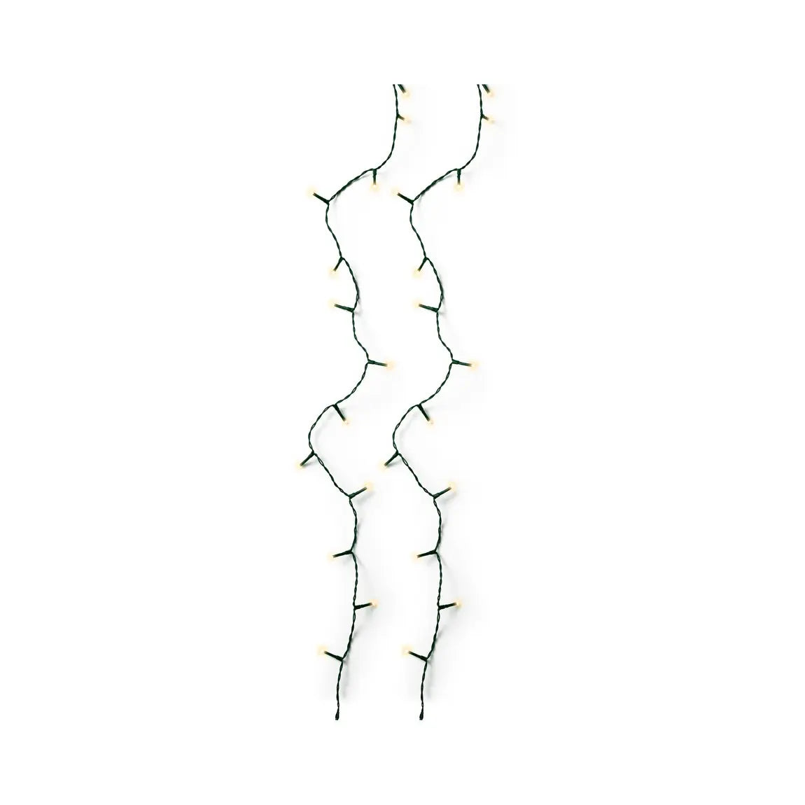 Catena luminosa LED Basic Light verde e oro da esterno 172,5 cm