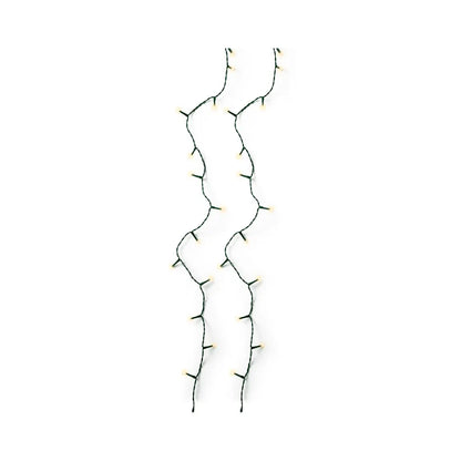 Catena luminosa LED Basic Light verde e oro da esterno 172,5 cm
