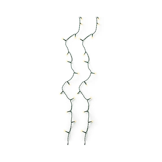 Catena luminosa LED Basic Light verde e oro da esterno 172,5 cm