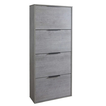 Scarpiera 4 ribalte cemento  cm 65x25x147 h